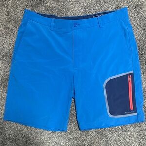 Vineyard Vines Blue Flat Front Men Shorts